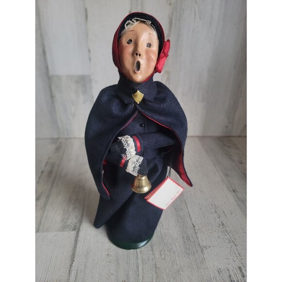 Byer's Choice Salvation army 1992 bell ringer xmas figure woman - Picture 1 of 9